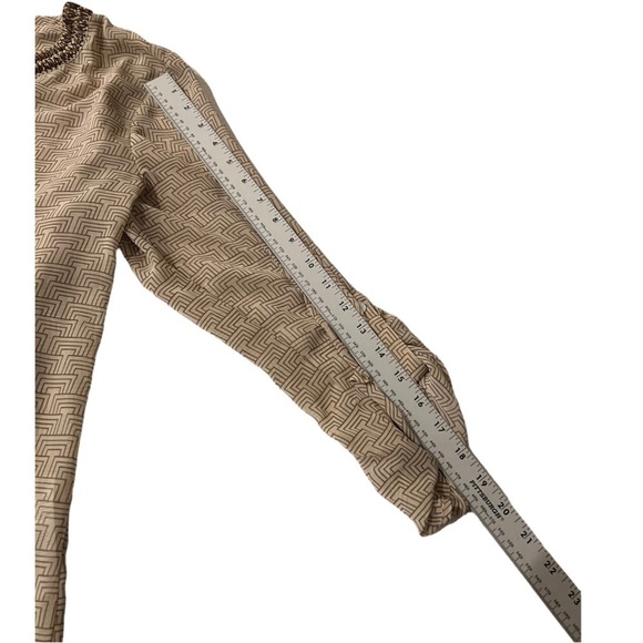 Chico’s Crafted Artisan Emery sheer beaded Top 2 (12US) - Picture 11 of 11